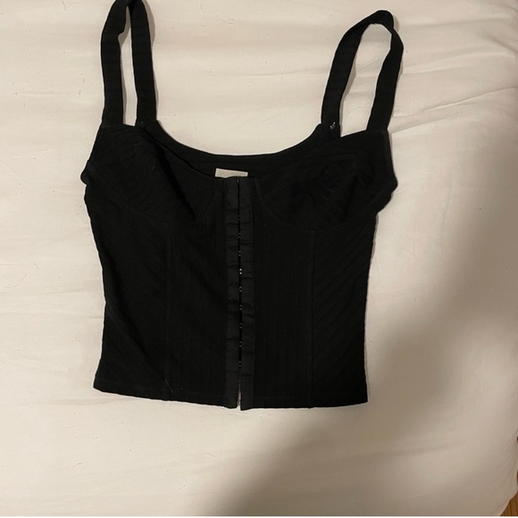 Free people black serenity corset cami top xs - Picture 4 of 4